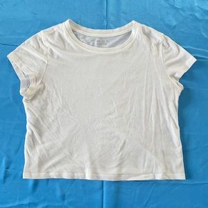 White Forever 21 Baby Tee